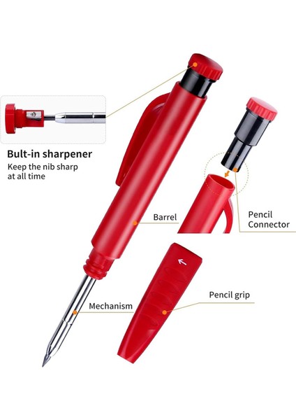 1 Adet Marangoz Için Mekanik Marangoz Seti, Mimarlık Kalemleri (Yurt Dışından) modelleri