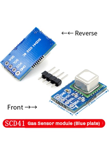 SCD41 Gaz Sensörü Modülü Co2 Karbondioksit Sıcaklığını Algılar C (Yurt Dışından)