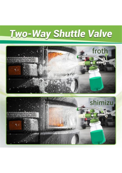 Köpük Nozulu Çift Bağlantı Aksesuarları 1/4 Inç Yüksek Basınçlı Yıkama Makinesi (Yurt Dışından) fırsatları