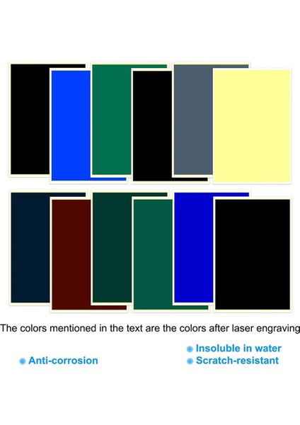 Lazer Gravür Kağıdı, 2 Adet Lazer Gravür Işaretleme Kağıdı L (Yurt Dışından) modelleri