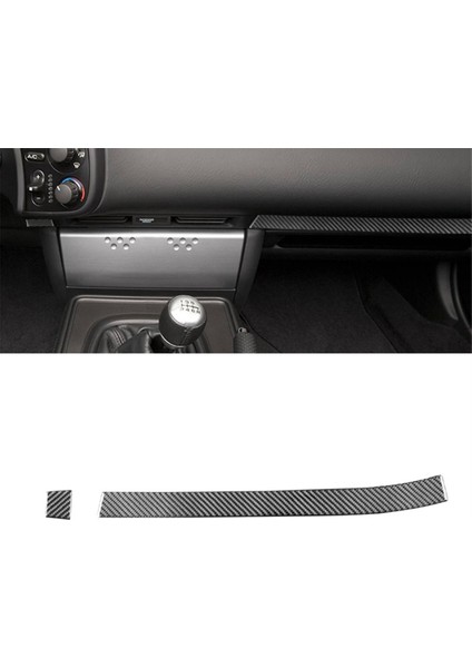 Konsol Co-Pilot Gösterge Paneli Trim Şerit Sticker Iç Aksesuarlar (Yurt Dışından)