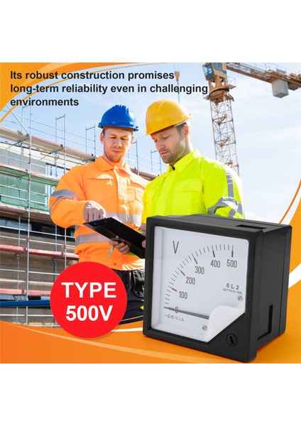 6l2 Voltmetre Ac 500V Işaretçi Tip Voltaj Ölçer Mekanik Başlık (Yurt Dışından) indirimleri