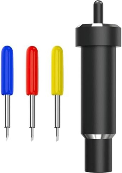 Ince Uçlu Bıçak Muhafazası El Sanatları Çalışma Kartı Için Bıçak Siyah (Yurt Dışından)