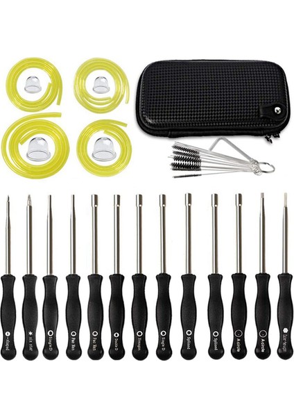 Karbüratör Tornavida Ayarı Temizleme Fırçası Takım Seti (Yurt Dışından)