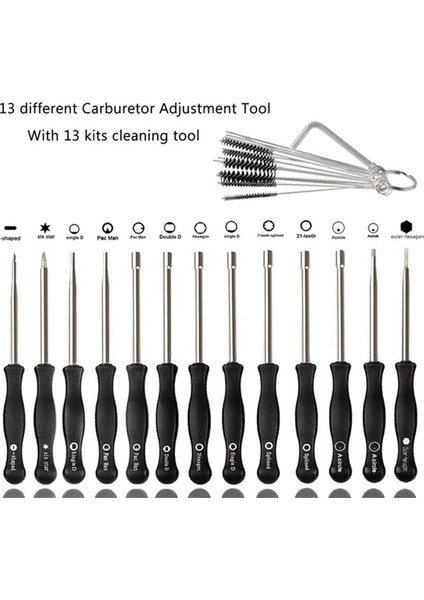 Karbüratör Tornavida Ayarı Temizleme Fırçası Takım Seti (Yurt Dışından) fırsatları