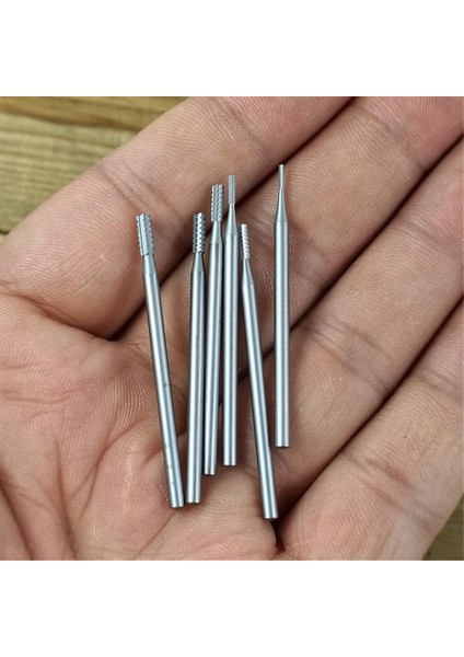 6 Adet Mücevher Frezesi - 3/32 Inç Saplı Silindirik - Kesim Frezeleri (Yurt Dışından) modelleri