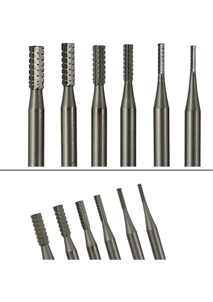 6 Adet Mücevher Frezesi - 3/32 Inç Saplı Silindirik - Kesim Frezeleri (Yurt Dışından) fırsatları