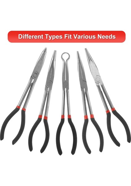 Uzun Iğne Burunlu Pense Seti, 5'i 1 Arada 11 Inç Buji (Yurt Dışından) fiyatları