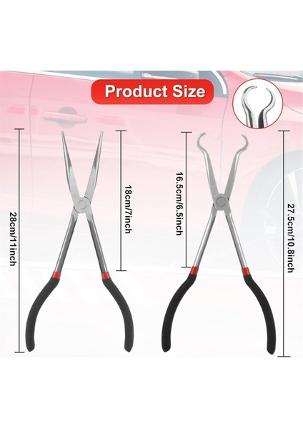 Uzun Iğne Burunlu Pense Seti, 5'i 1 Arada 11 Inç Buji (Yurt Dışından) modelleri
