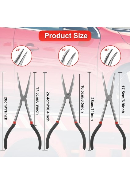 Uzun Iğne Burunlu Pense Seti, 5'i 1 Arada 11 Inç Buji (Yurt Dışından) indirimleri
