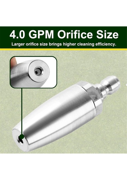 Yüksek Basınçlı Turbo Nozul Döner Nozul Ucu (Yurt Dışından) modelleri