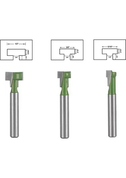 Anahtar Deliği Freze Ucu Seti, 1/4 Inç Sap Freze Ucu Seti (Yurt Dışından) fırsatları