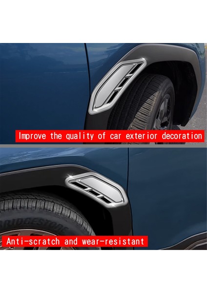 Hava Akış Giriş Kapağı Yan Trim Çerçeve Gümüş (Yurt Dışından) modelleri