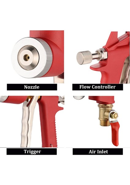 4/6/8mm Nozullar Alçıpan Doku Boyama, 1,58 Galon (6l) Hava Haznesi (Yurt Dışından) indirimleri