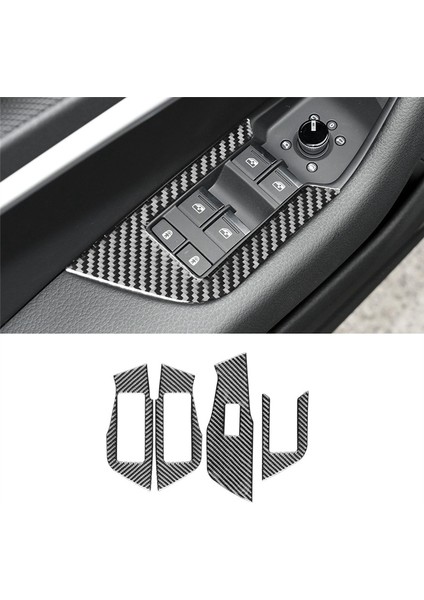 A6 C8 19-23 Pencere Camı Kaldırma Düğmeleri Panel Kaplaması Için Etiketler (Yurt Dışından)