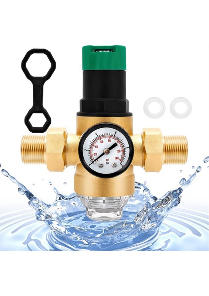 Pirinç Basınç Regülatörü 3/4 Inç, DN20 Azaltma Vanası (Yurt Dışından)