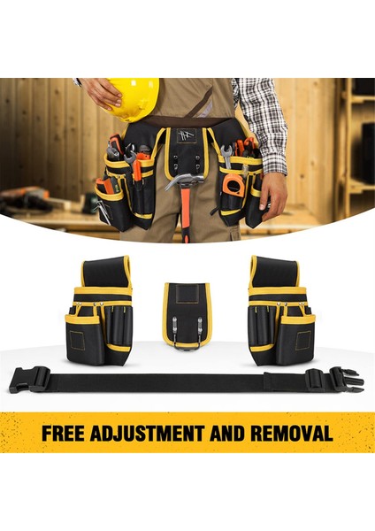 Elektrikçi Bel Alet Çantası Su Geçirmez Oxford Kumaş (Yurt Dışından) modelleri