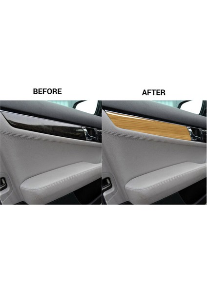 4 Adet Iç Kapı Paneli Kapağı Döşeme Sarı Ahşap Desenli (Yurt Dışından) fırsatları