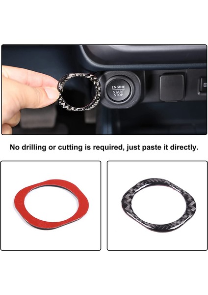 Motor Çalıştırma Durdurma Dekorasyon Halkası Trimi 2022 2023 (Yurt Dışından)
