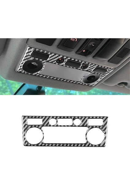 Araba Ön Tavan Farları Trim Kapak Çerçeve Sticker Iç Mekan (Yurt Dışından)