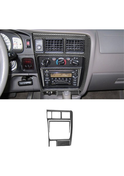 01-04 Orta Konsol Radyo CD Ac Paneli Kapak Trim Stickerı (Yurt Dışından)