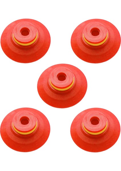 Endüstriyel Düz Vakumlu Vantuz Kaburgalı, 5'li Paket F30 (Yurt Dışından)