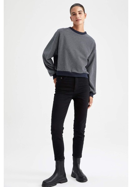Bisiklet Yaka Sweatshirt Z6953AZ22AU fiyatları
