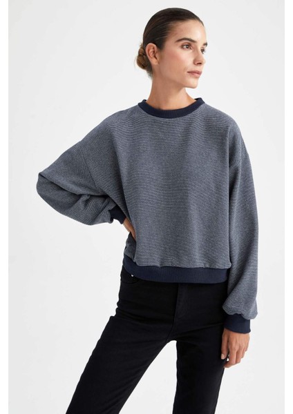 Bisiklet Yaka Sweatshirt Z6953AZ22AU modelleri
