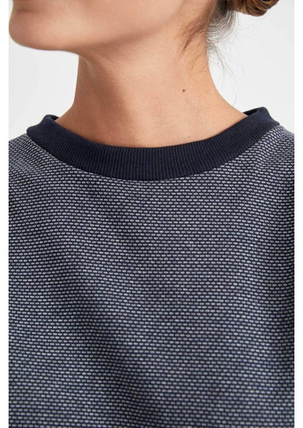 Bisiklet Yaka Sweatshirt Z6953AZ22AU indirimleri