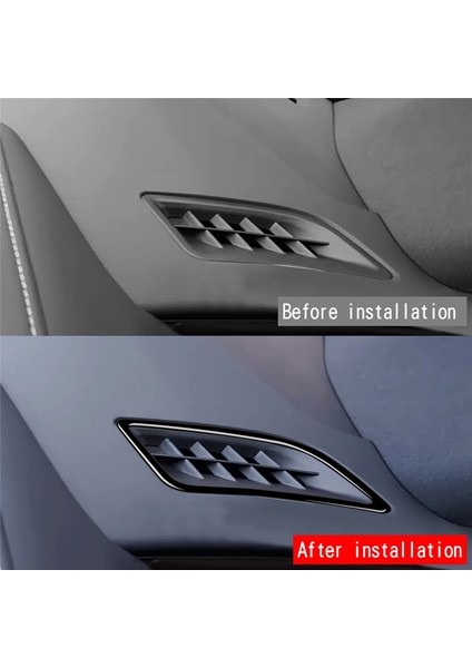 Alphard 40 Serisi 2023+RHD Için Araba Parlak Siyah Desen Ön (Yurt Dışından)