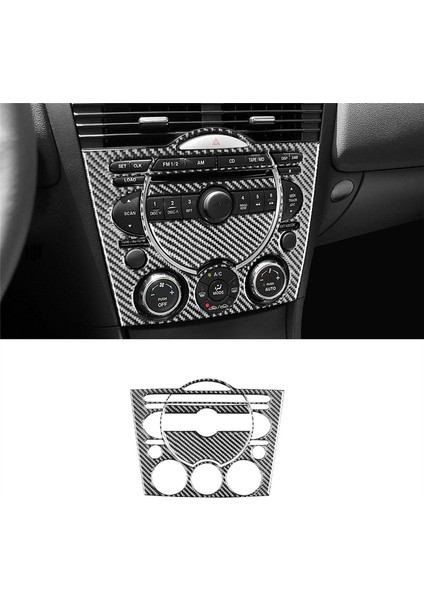 Merkez Kontrol CD Klima Paneli Çerçeve Trim Çıkartmaları (Yurt Dışından)