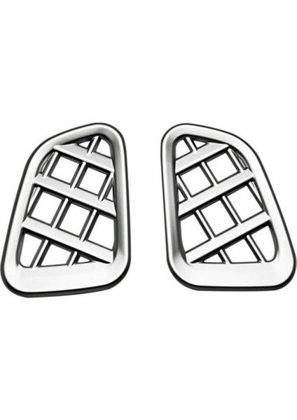 Gümüş Için Araba Klima Havalandırma Kapağı Trim Stickerı (Yurt Dışından)