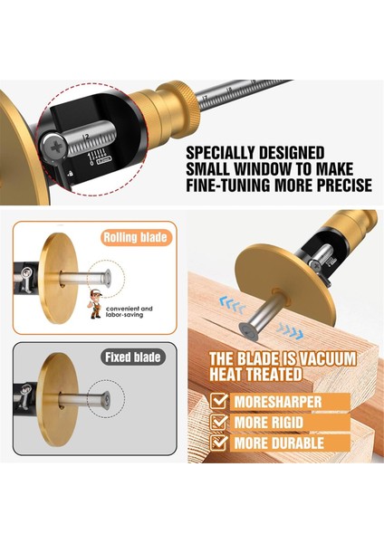 Tekerlek Işaretleme Ölçeri, Ağaç Işleme Kuyruklu Kazıma Ölçeri (Yurt Dışından) modelleri