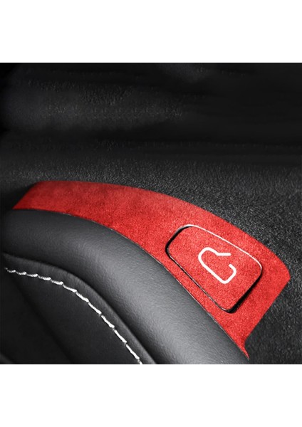 Model 3y 2018-2023 Pencere Anahtarı Düğmesi Sticker Kırmızı (Yurt Dışından)