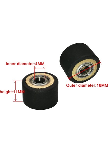 5 Adet Hq Pinch Roller 4X11X16MM Plotter Kesici Silindir (Yurt Dışından) modelleri