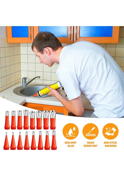 Evrensel Entegre Kauçuk Nozul Alet Seti, 33 Parça Kalafatlama Aleti (Yurt Dışından) fırsatları