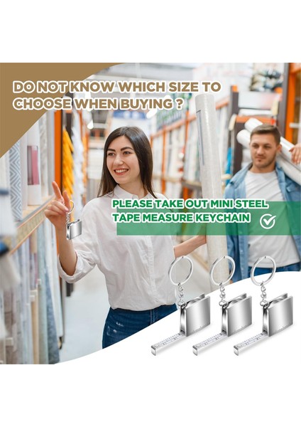 Metal Anahtarlık Mezura, Küçük Geri Çekilebilir Mezura Anahtarlık (Yurt Dışından) fırsatları