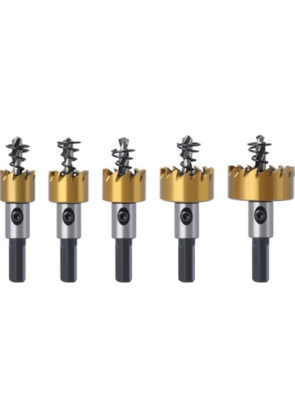 16MM-30MM Yüksek Hızlı Çelik Matkap Deliği Kesici 5 Parçalı Set (Yurt Dışından)
