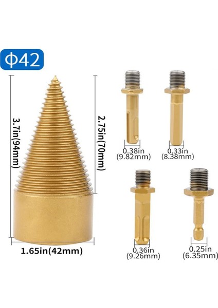 Adet Matkap Ucu Çıkarılabilir Ağır Hizmet Tipi Elektrikli Matkaplar (42MM/1.65 Inç) (Yurt Dışından)