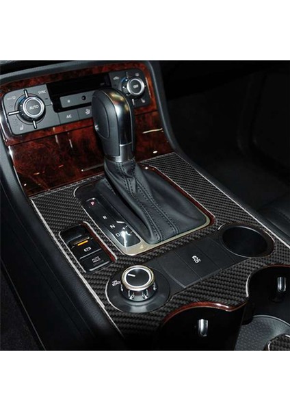 Karbon Fiber Merkezi Vites Paneli Kontrol Paneli Çıkartması (Yurt Dışından)