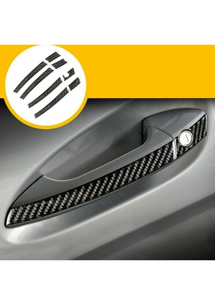 C-Serisi W204 Için Karbon Fiber Dış Kapı Kolu Kaplaması (Yurt Dışından)