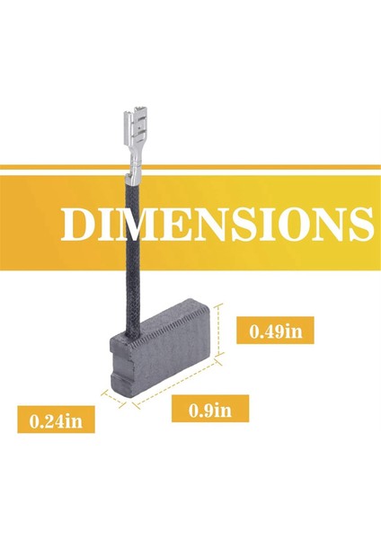 10 Adet 381028-02 DW718 / DWS780 ile Uyumlu Güvenilir Karbon Fırçalar (Yurt Dışından) fiyatları