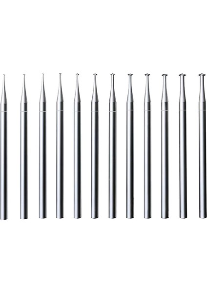 3/32 Inç Shank Mücevher Gravür Uçları 45 Derece Kalp Bursları (Yurt Dışından)