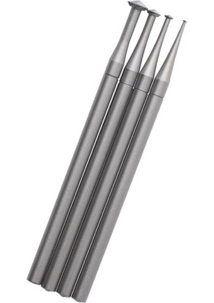 3/32 Inç Shank Mücevher Gravür Uçları 45 Derece Kalp Bursları (Yurt Dışından) indirimleri