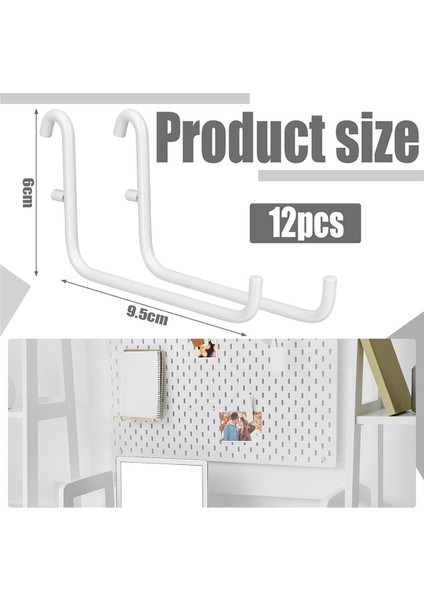 12 Adet Mandal Panosu Kancaları, Mandal Panosu Aksesuarları (Yurt Dışından) modelleri