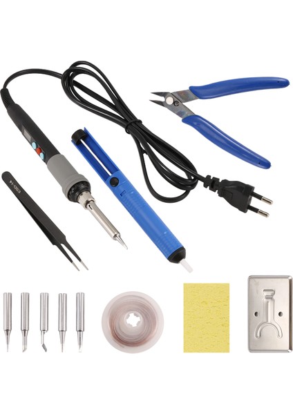 90W Lehimleme Istasyonu LCD Dijital Elektrikli Lehimleme Demiri Ab Fişi (Yurt Dışından) fiyatları