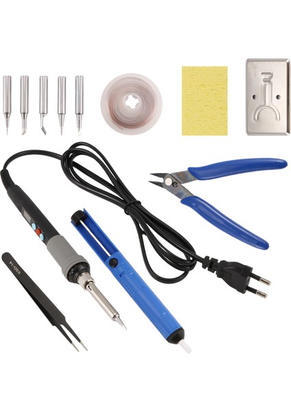 90W Lehimleme Istasyonu LCD Dijital Elektrikli Lehimleme Demiri Ab Fişi (Yurt Dışından) modelleri