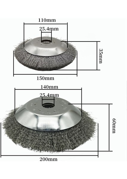 3.5X15CM Çelik Tel Fırça Ayıklama Plakası Çim Biçme Makinesi Bahçe Aletleri Için (Yurt Dışından) fırsatları