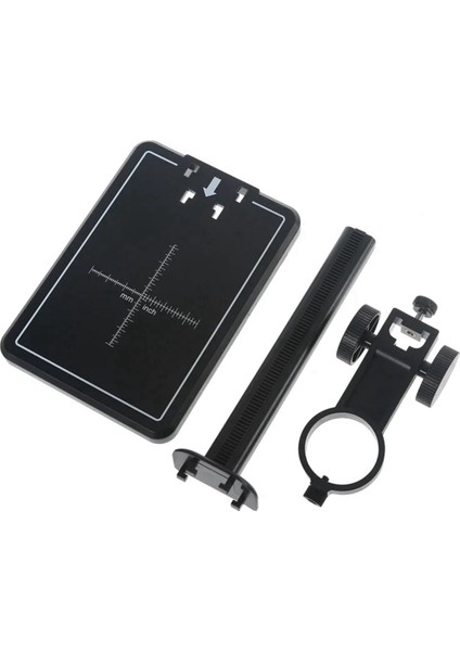 Ölçekli Ayarlanabilir Stand Tutucu Braketli Mikroskop Standı Siyah (Yurt Dışından) indirimleri