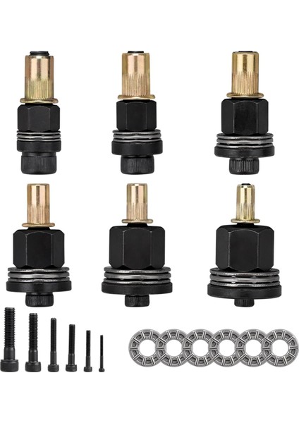 Manuel ve Elektrikli Matkap Işlemleri Için Perçin Somunu Takım Seti M3-M10 (Yurt Dışından)